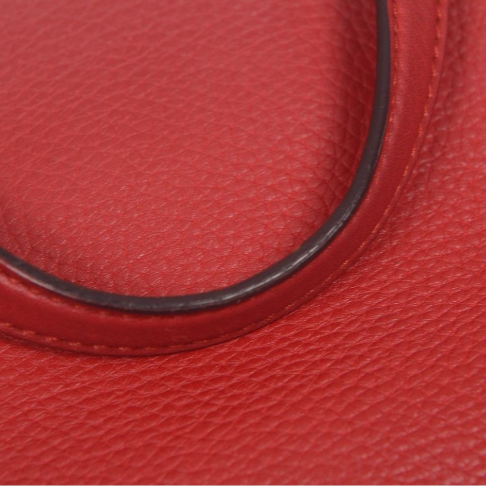Gucci Red Bamboo Daily Top Handle Handbag Satchel - Picture 11 of 16